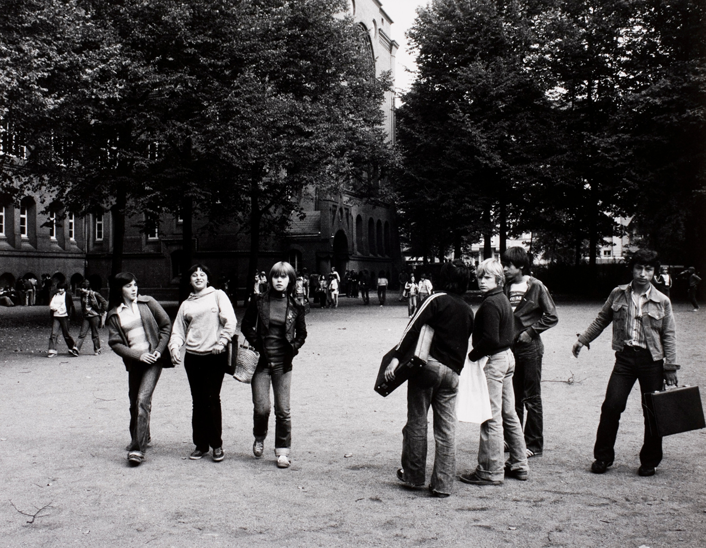 Дети в Riesengebirgs-Oberschule, Шенеберг, Западный Берлин, сентябрь 1979 год. Фотограф Альфред Эйзенштадт