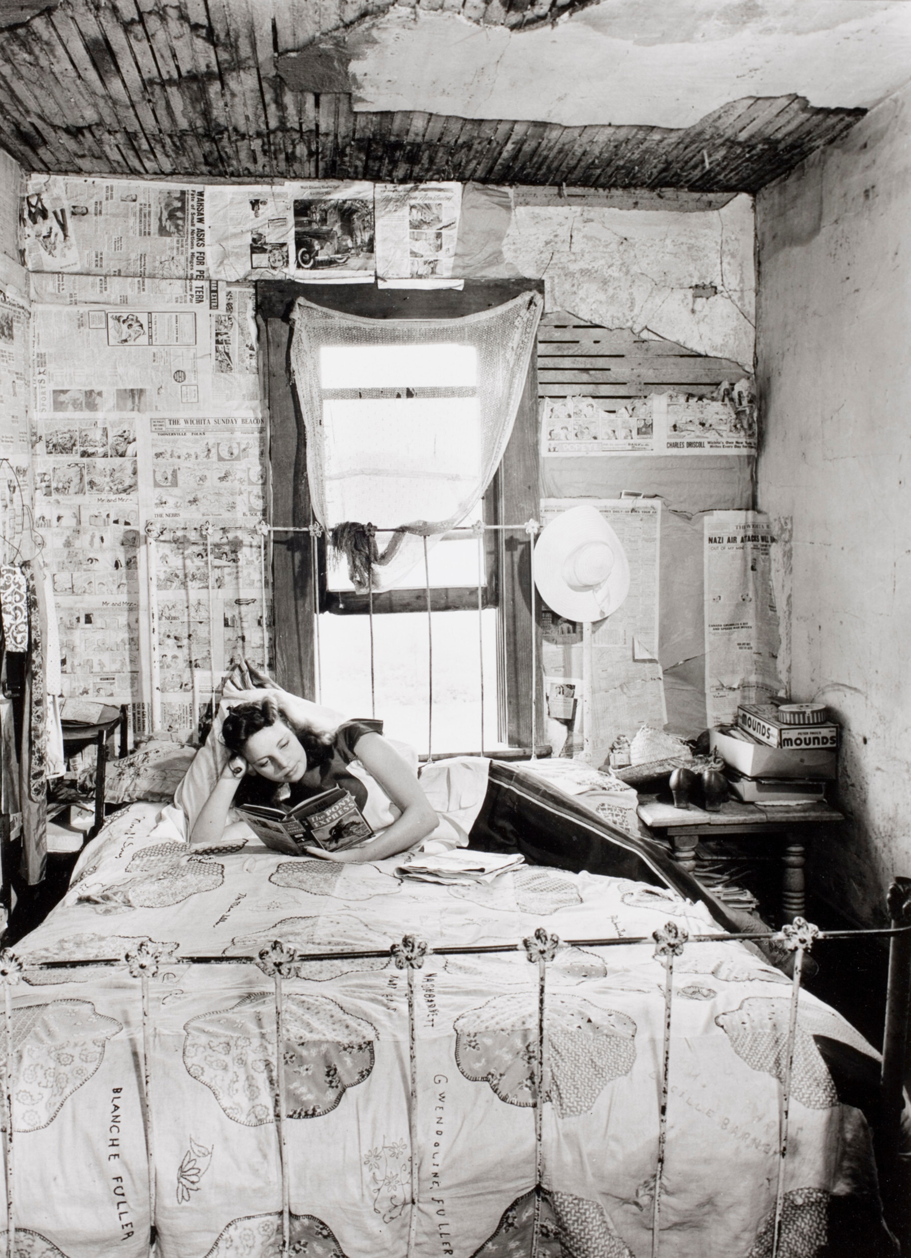 Дочь фермера из пыльных чаш, Оклахома, 1943 год. Фотограф Альфред Эйзенштадт
