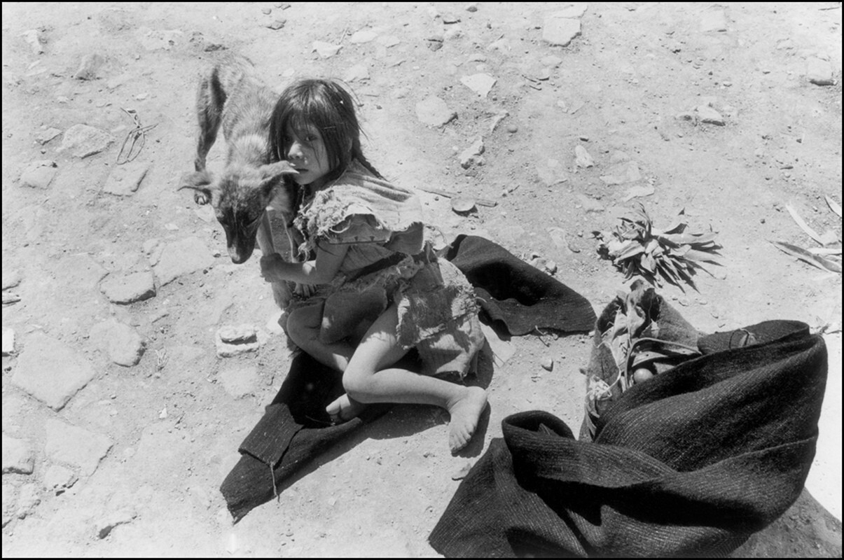 Индийский ребенок, Сан-Кристобаль, Мексика, 1969 год. Фотограф Мэри Эллен Марк