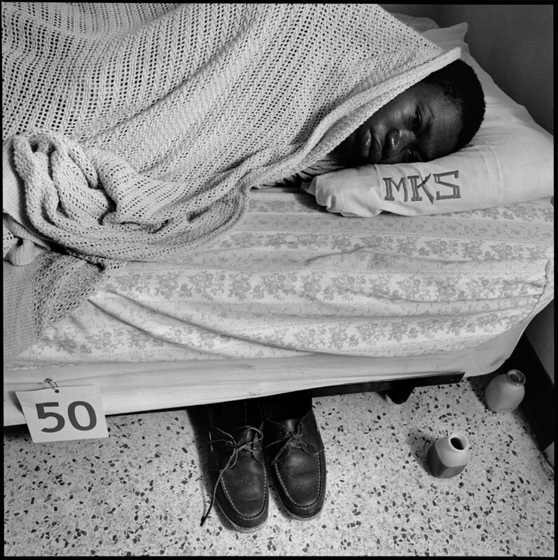 Льюис в приюте для бездомных, Майами, Флорида, 1986 год. Фотограф Мэри Эллен Марк