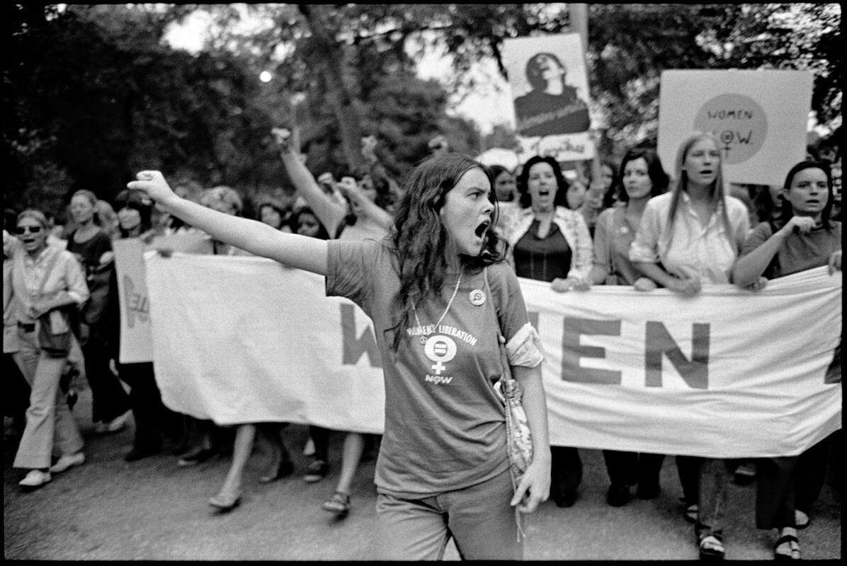 Феминистская демонстрация, Нью-Йорк, 1970 год. Фотограф Мэри Эллен Марк