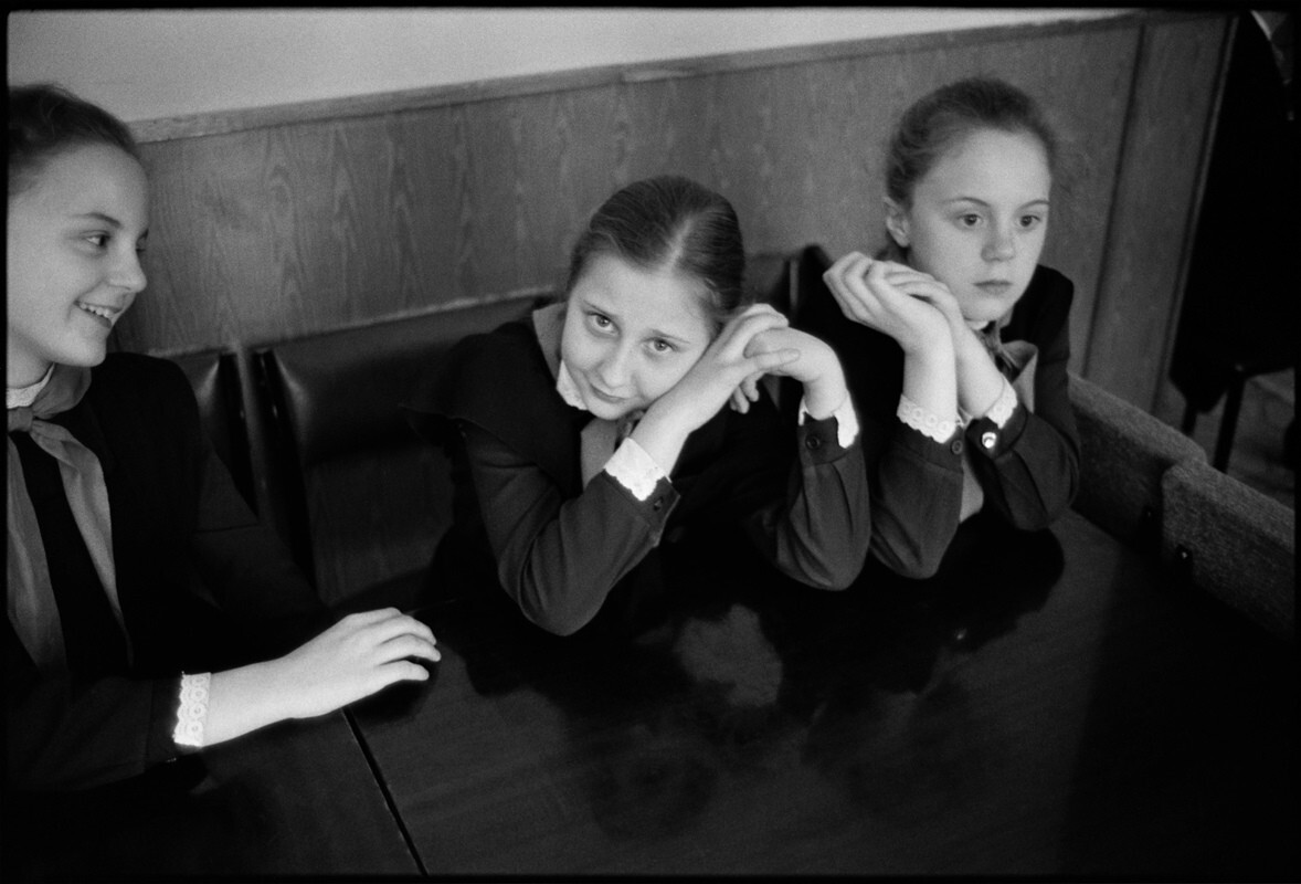 Школьный класс, Киев, Украина, СССР, 1987 г. Фотограф Мэри Эллен Марк