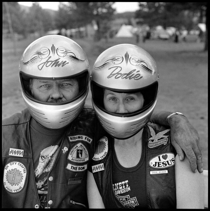 Христианские байкеры, Уильямс, Аризона, 1988 год. Американская одиссея. Фотограф Мэри Эллен Марк