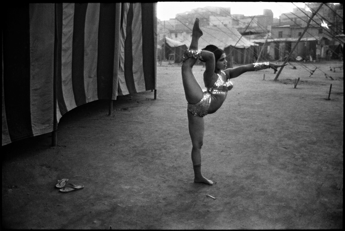 Бомбей, 1974 год. Цирк Амара, Дели, 1989 г. Индийский цирк. Фотограф Мэри Эллен Марк