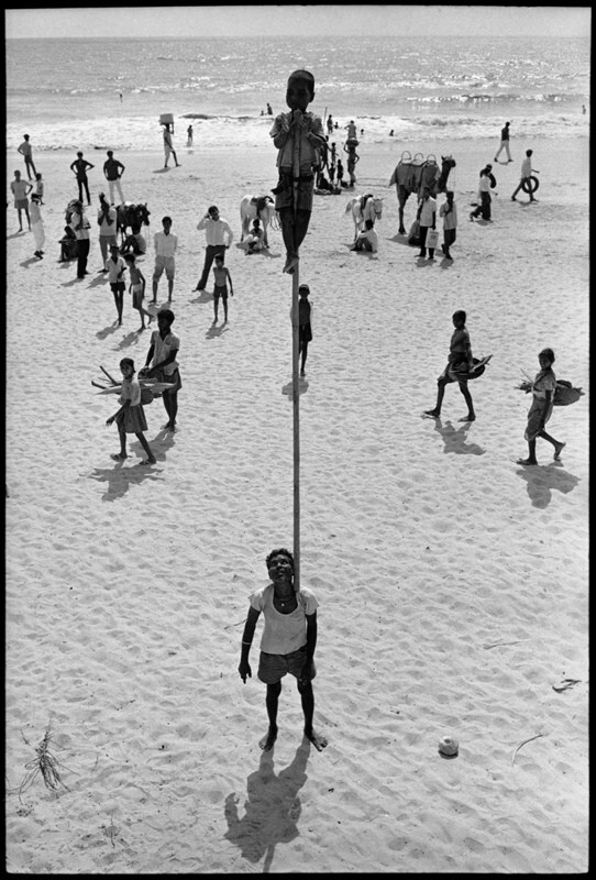 Пляж Джуху, Бомбей, Индия, 1973 год. Фотограф Мэри Эллен Марк