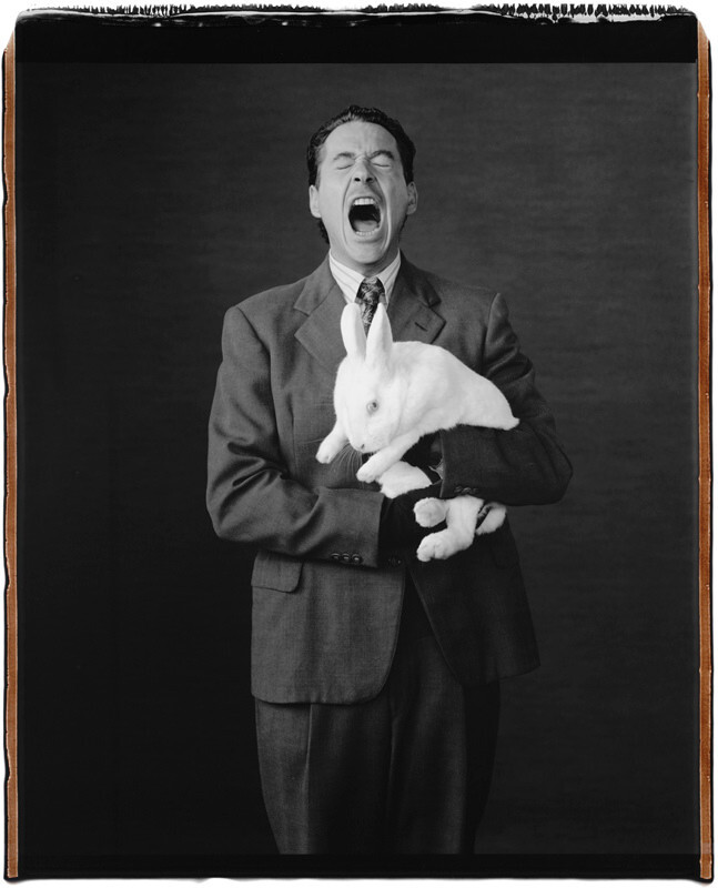 Роберт Дауни-младший в роли Лайонела, ее (Арбус) соседа с синдромом оборотня. Steiner Studios, Бруклин, Нью-Йорк, 2005 г. За кулисами. Фотограф Мэри Эллен Марк