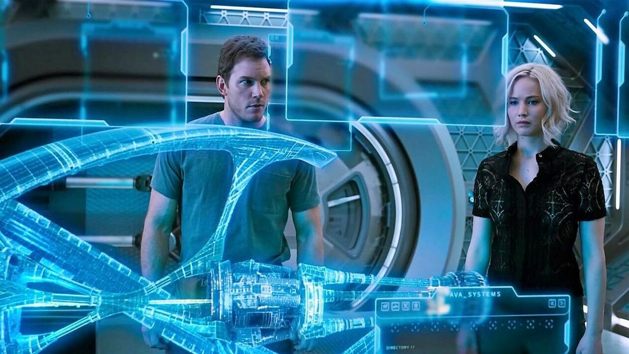 Пассажиры (Passengers, 2016) — Двое проснувшихся раньше срока на корабле поколений