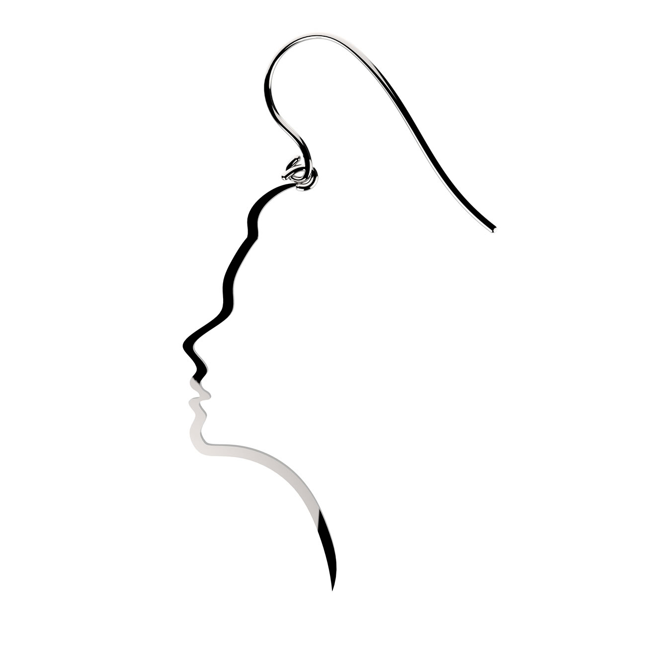 Reflection Earring by Zohreh Hosseini