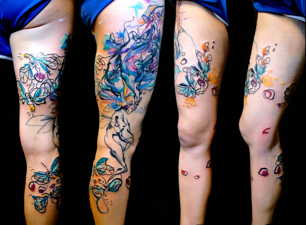 Whimsical Colored Tattoos cameralabs