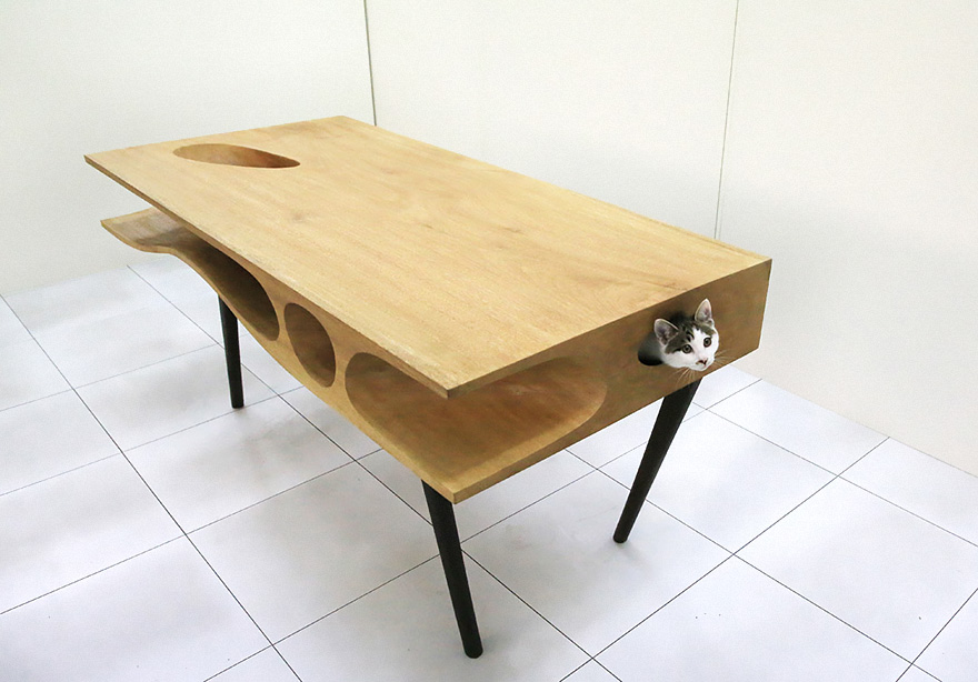 CATable: рай для кошек и рабочий стол-1