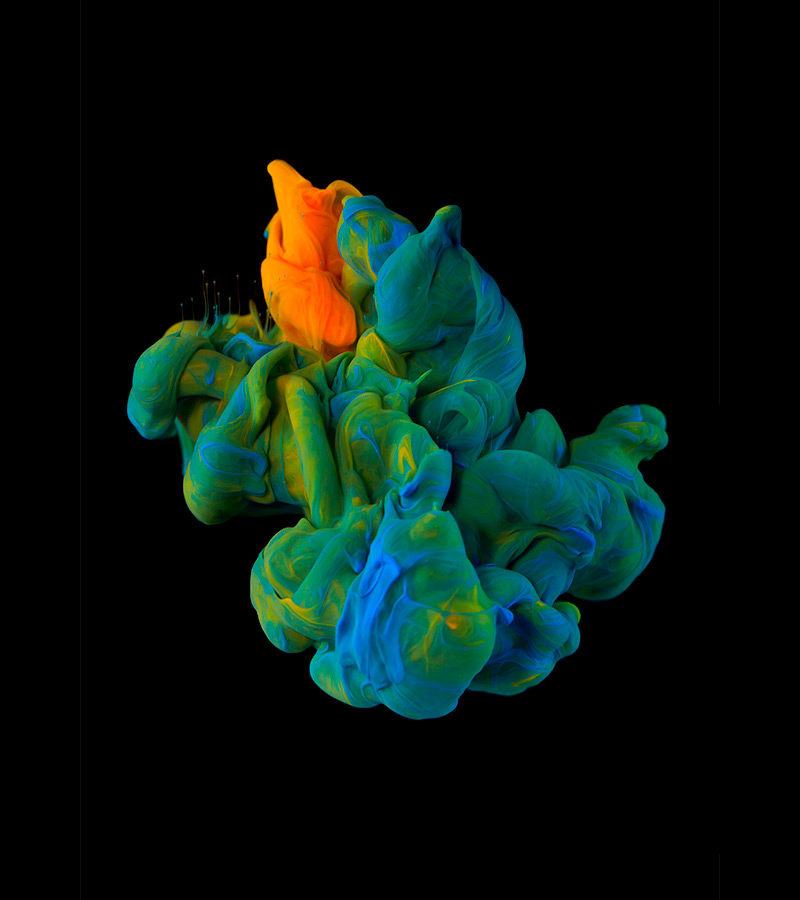Цветные чернила под водой от фотографа Альберто Севесо