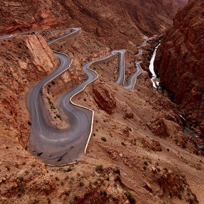 Ущелье Дадес, Высокий Атлас, Марокко
