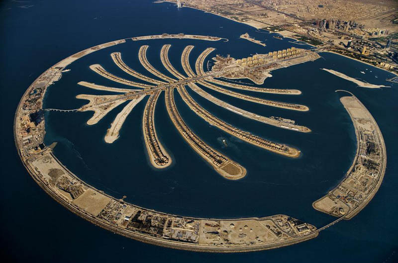 Искусственный остров Пальма Джумейра, Дубай, Объединенные Арабские Эмираты