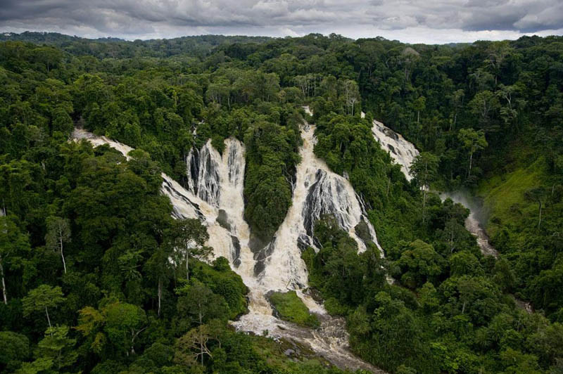 Водопады Djidji, Национальный парк Ивиндо, Габон