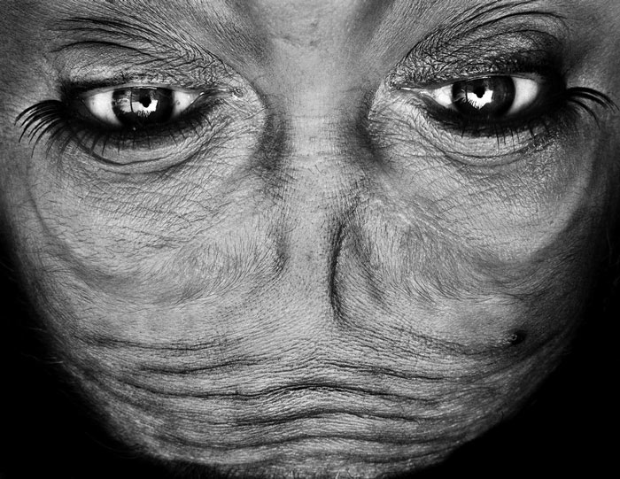 Перевёрнутые лица или инопланетные портреты Анелии Лубсер-3
