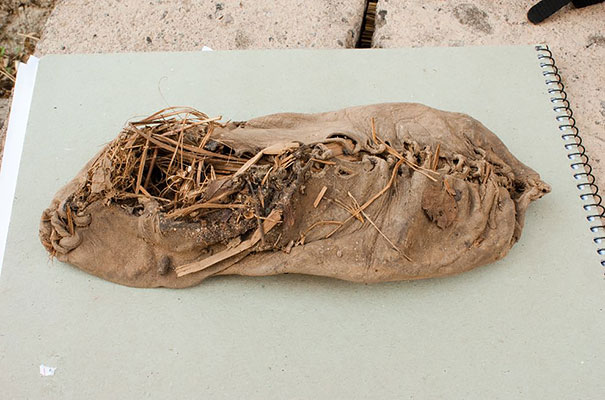 Самая старая обувь (5500 лет)
