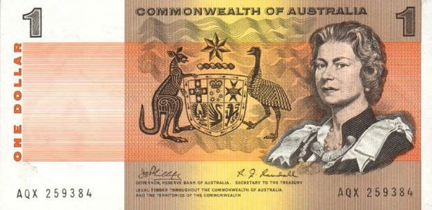 В возрасте 38 лет, Австралия 1 доллар (1966)