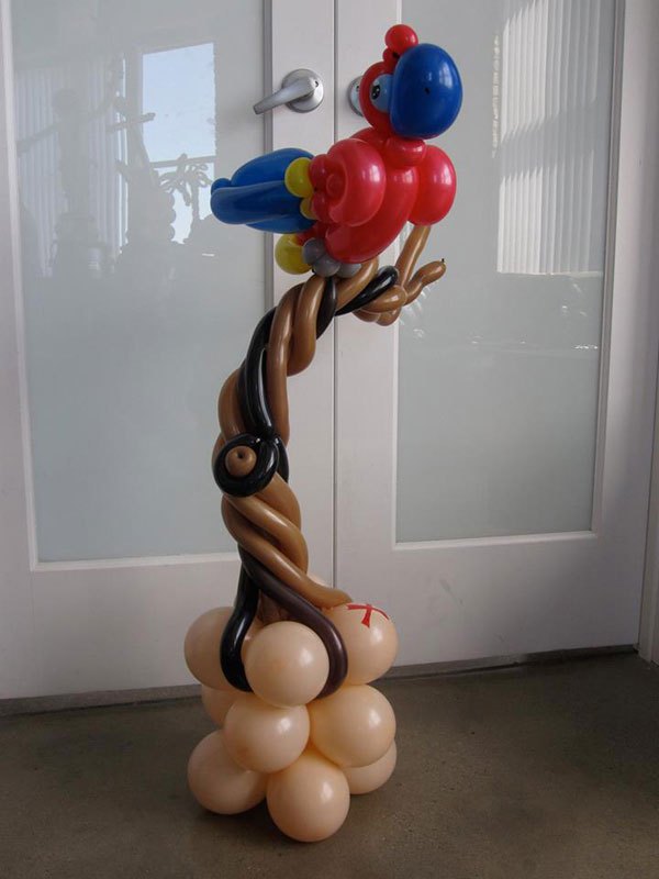 Сложные скульптуры из воздушных шаров