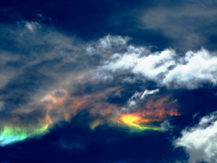 Переливчатые (радужные) облака, Аризона