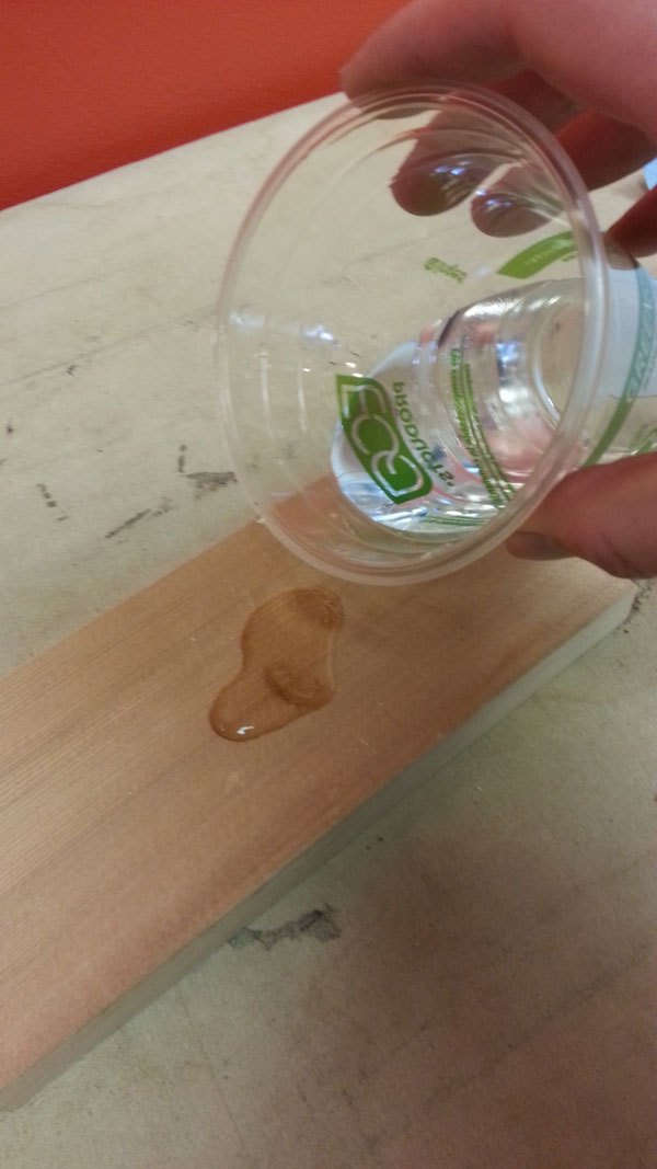 Remove Dents from Wood with an Iron