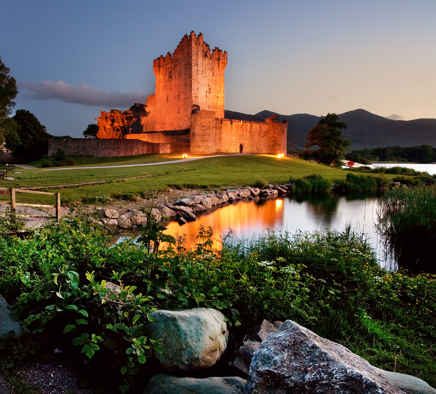 Замок Росс в Ирландии