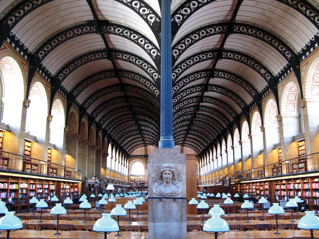 Библиотека Святой Женевьевы, Париж, Франция