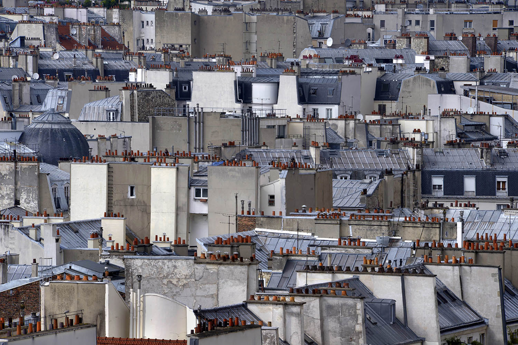 В Париже даже крыши красивые. Фотограф Майкл Вольф - 6