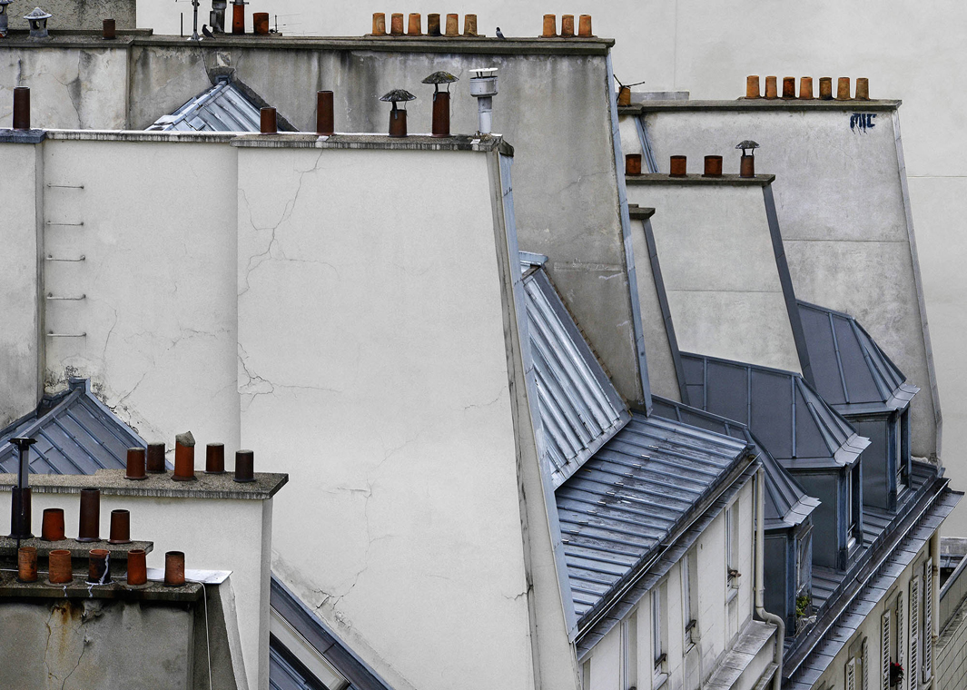 В Париже даже крыши красивые. Фотограф Майкл Вольф - 2
