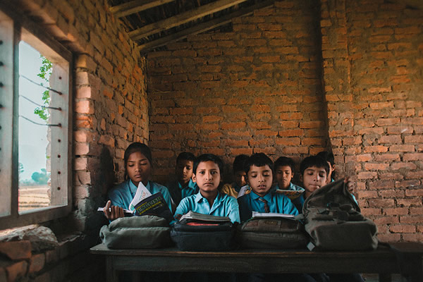 В небольшой сельской школе на юго-западе Непала