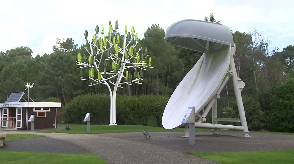 Французское технологическое чудо: дерево, которое генерирует энергию ветра-3