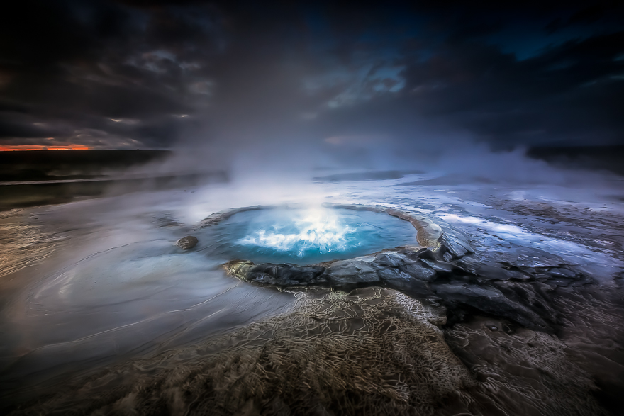 Фотографии гейзеров Исландии от Албана Хендерика