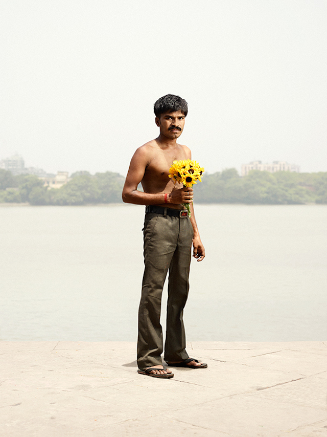 Продавцы цветов в Калькутте. Фотограф Кен Герман
