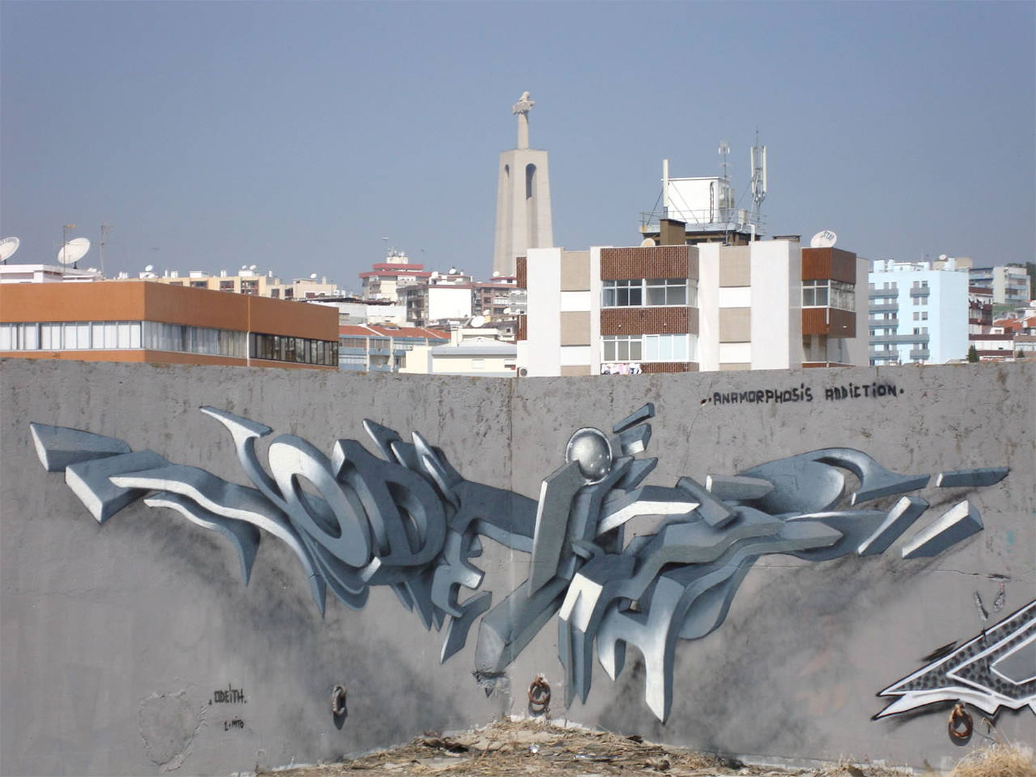 Граффити 3D в уличном искусстве Португалии