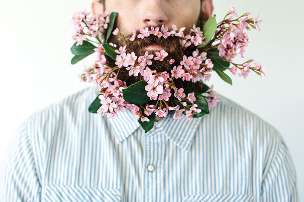 Цветочные бороды - мода хипстеров в Интернете-19