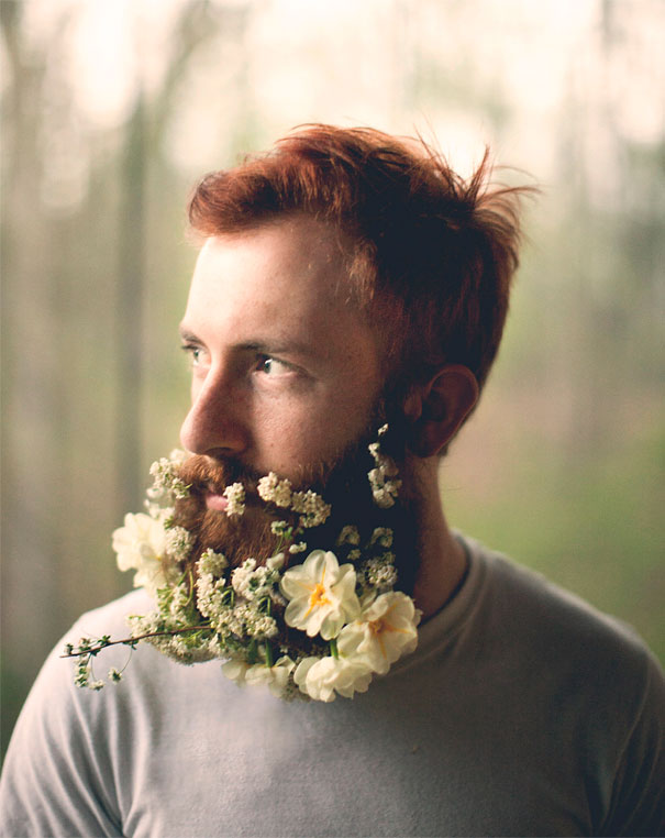Цветочные бороды - мода хипстеров в Интернете-27