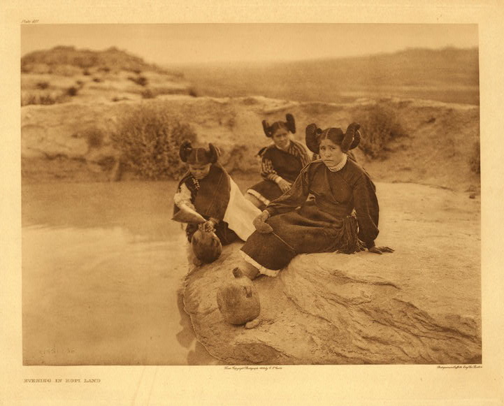 Фотографии североамериканских индейских племён из начала 1900-х