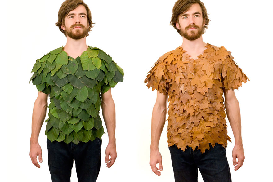 Одежда из листьев