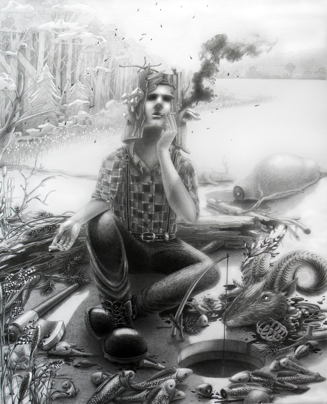 Психоделический киберпанк в иллюстрациях Лены Клюкиной