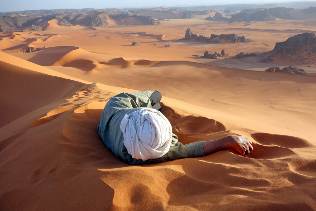 Заслуженный отдых в Сахаре. Фото: Эван Коул