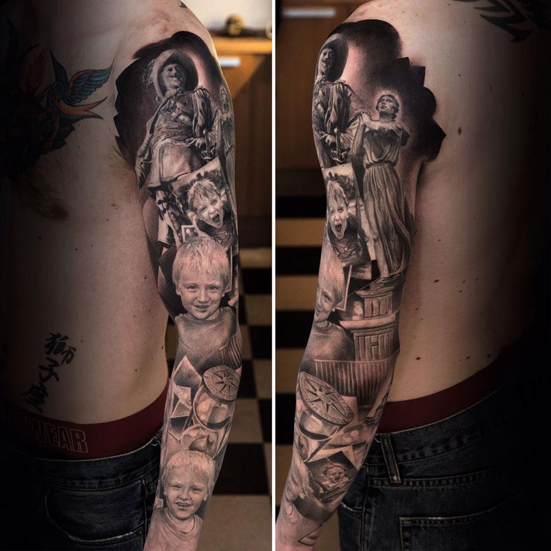 Детализированные татуировки рукава от Ники Норберга (15)