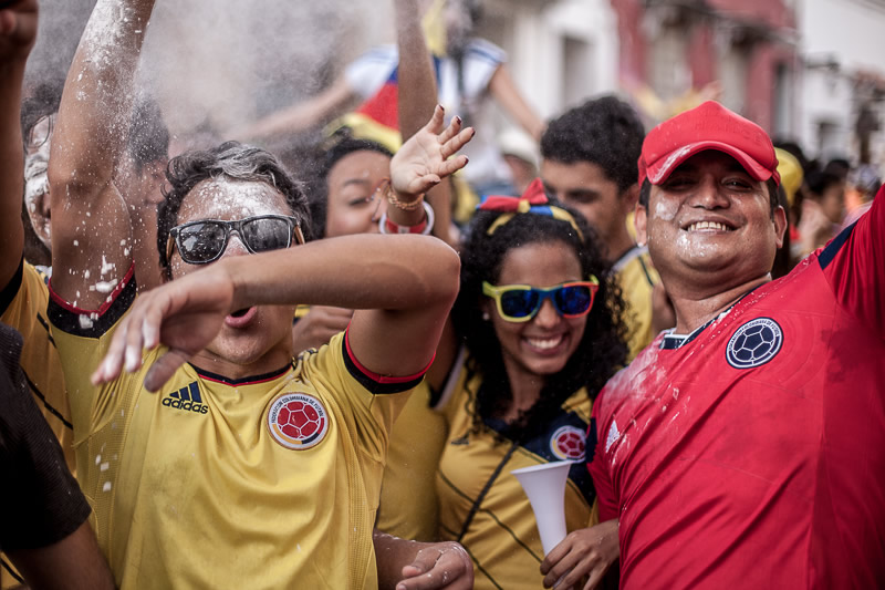 Футбольная лихорадка в Колумбии