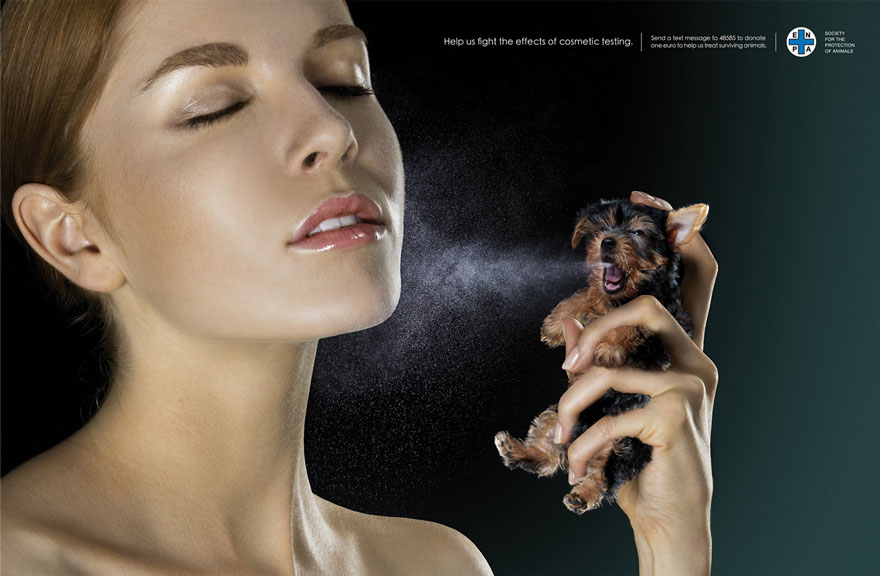 Мощные рекламные кампании о проблемах животных-128