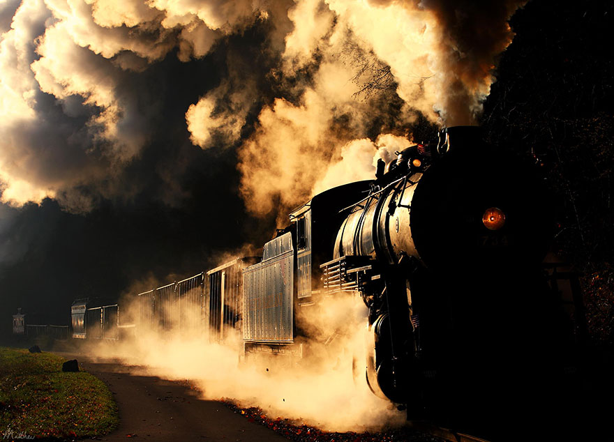 Старинные поезда в фотографиях инженера Мэтью Малкиевича-9
