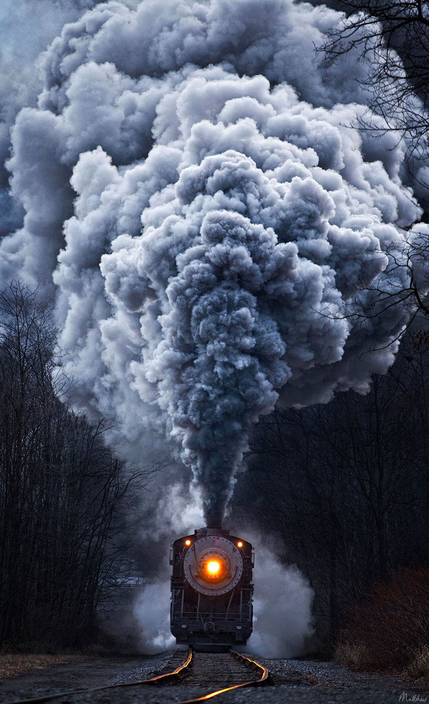 Старинные поезда в фотографиях инженера Мэтью Малкиевича-1