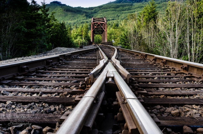 Контрастные фотографии железной дороги
