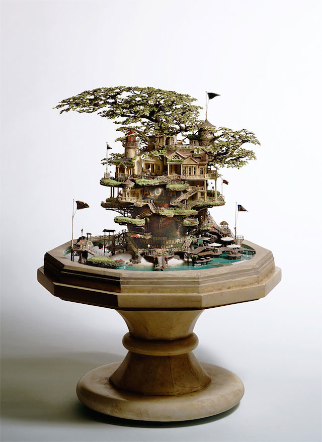 Миниатюрные архитектурные композиции от Таканори Айба