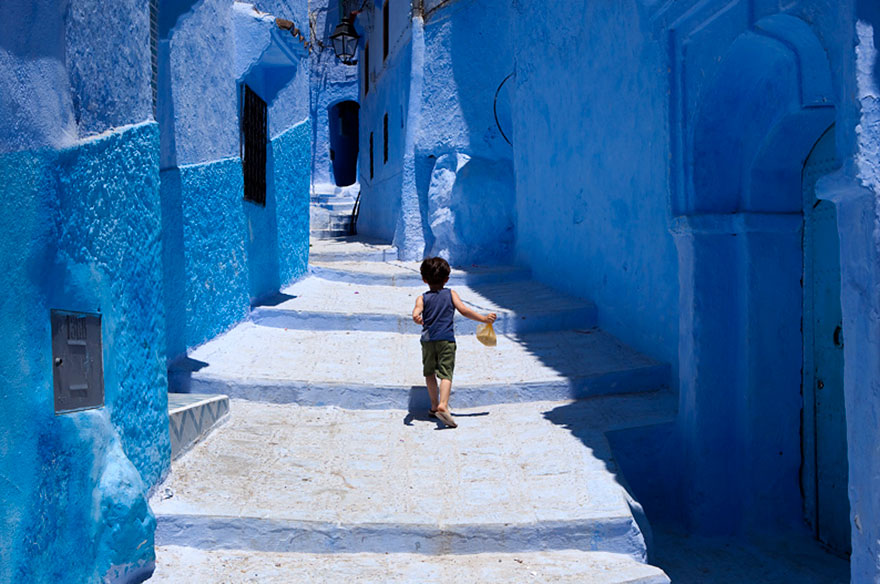 Шефшауэн - старый синий город в Марокко-12