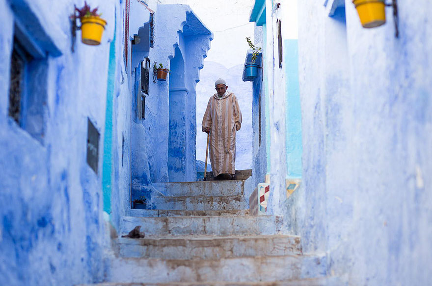 Шефшауэн - старый синий город в Марокко-7