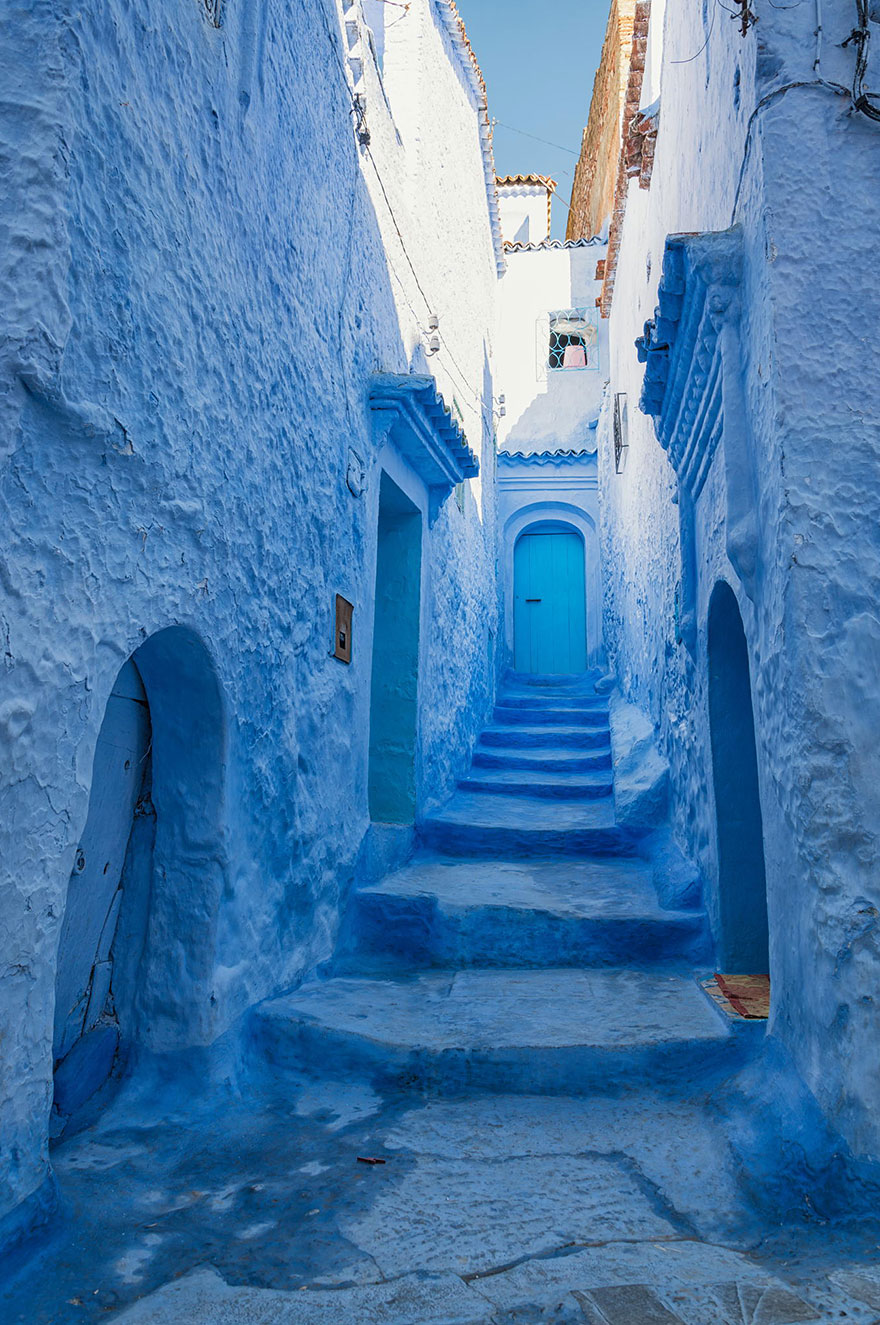 Шефшауэн - старый синий город в Марокко-5