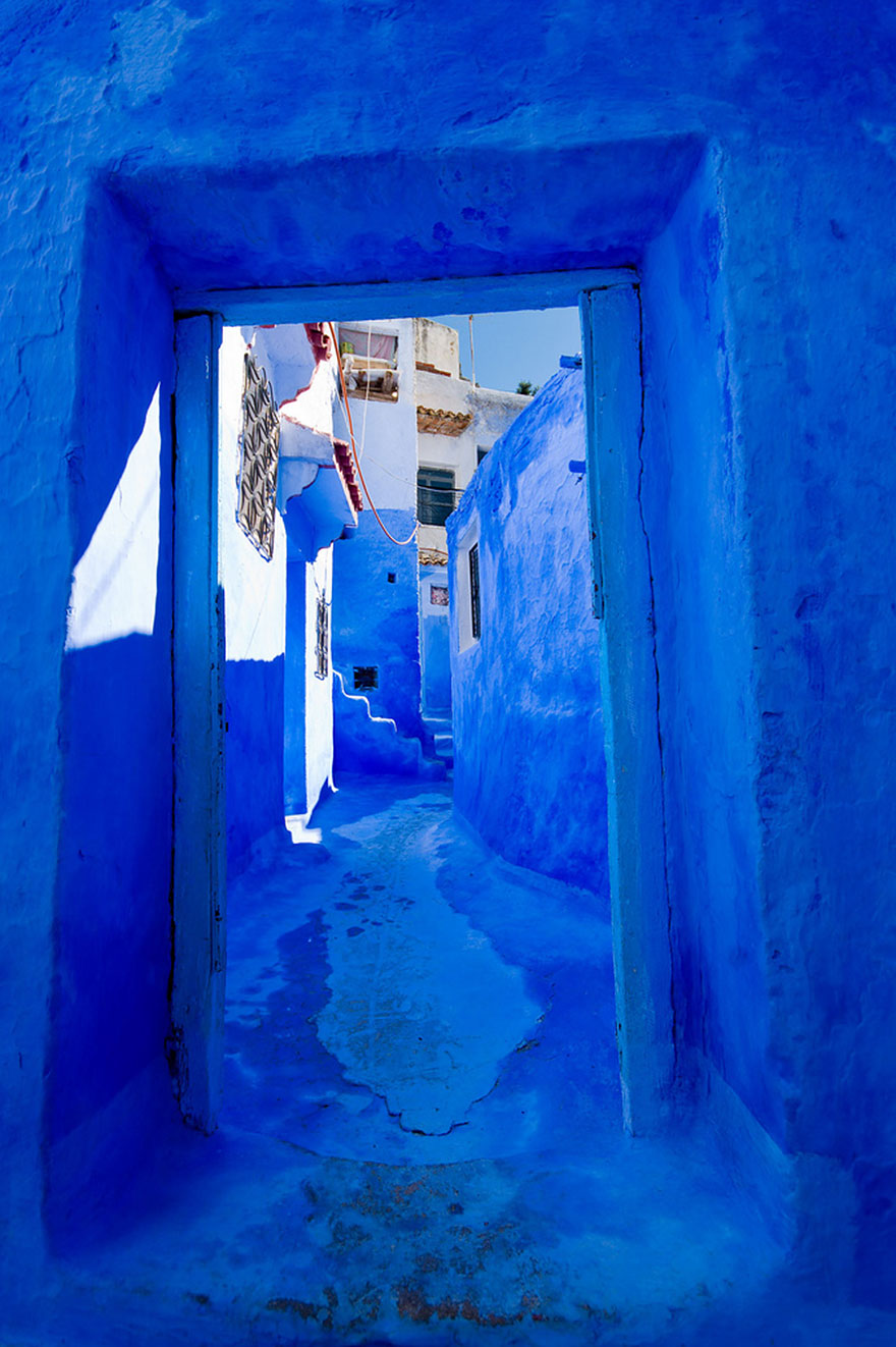 Шефшауэн - старый синий город в Марокко-13